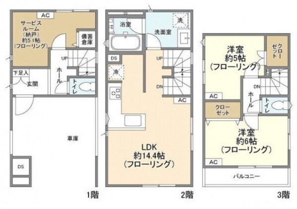 Kolet上十条の物件間取画像